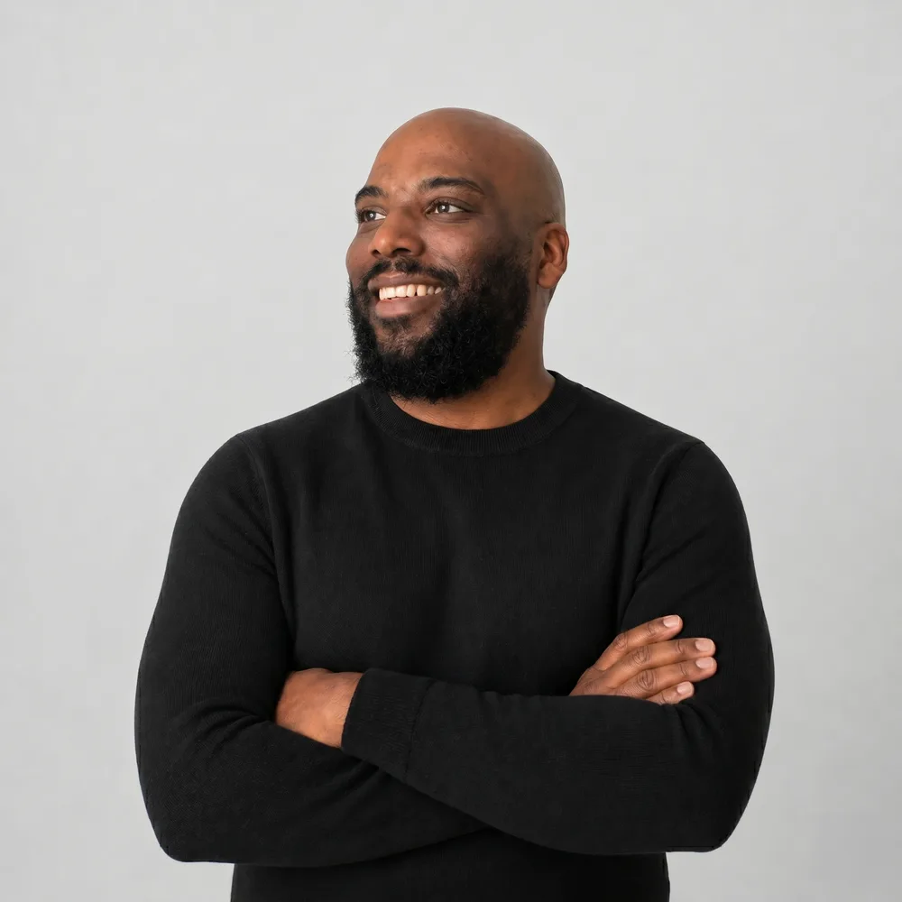 Portrait of Gareth Esson, brand and digital design partner at Guess Design House